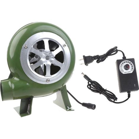 Ventilateur puissant pour barbecue, allume-feu pour gril à charbon, ventilateur pour fumoir, ventilateur électrique en fer AC100-240V 2900RPM réglable 0,76-AquaForge (1/5)