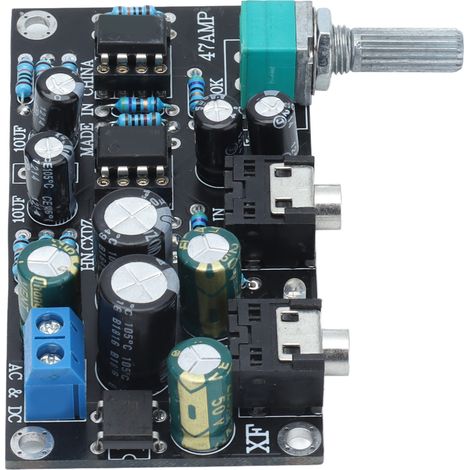 2-Kanal-Audioverstärkermodul, Zweikanal-Leiterplatte, 47-stellige Elektronikplatine, Einzelnetzteil, DIY-Stereokomponente. (1/5)
