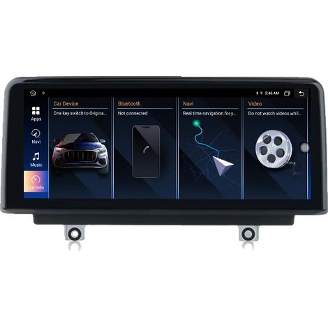 Carplay, Écran Haute Résolution, Compatible avec BMW Série 3/4 F30 F31 F34 F32 F33 F36 2018-2021, 4G 2-32GB NBT (1/2)