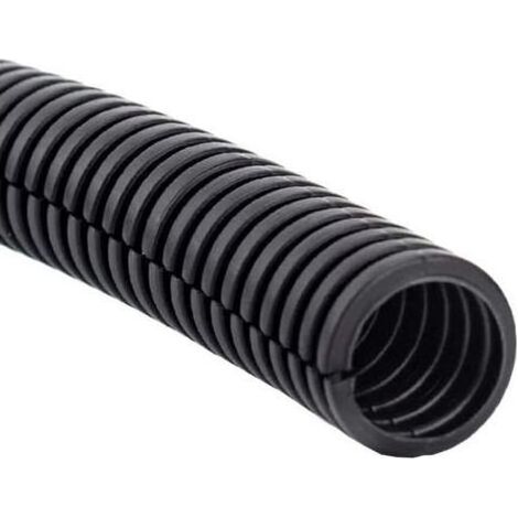 Gaine Cables électriques Voiture Gaine Ondulée Flexible Protection Cache PP Tuyau Fil Fendu Gaine Isolante Conduit Tube Rangement Cable Extérieur 11mm Long 10 Mètres (1/5)