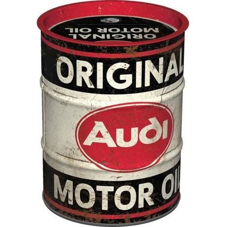 Tirelire Audi 31511 métal vintage couvercle amovible