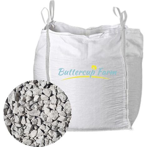 20mm Pearl Grey (limestone 20mm) - Premium Aggregate Bulk Bag - 850 Kilos