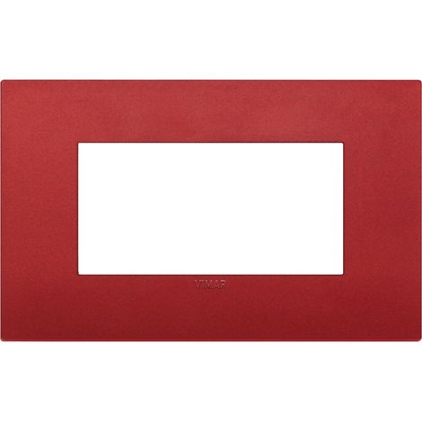 Placca Classic 4M rosso matt Vimar Arkè 19654.75