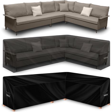 Futura Weatherproof Furniture Cover 260x210x80cm V Shaped Outdoor Garden Furniture Cover (1/5)