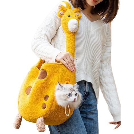Giraffenförmige Hundetragetasche Gelb Einheitsgröße (1/5)