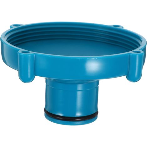 Adaptateur Tuyau Aspirateur Piscine Hors Sol, Connecteur Skimmer, pour Nettoyage Piscine, Bleu (1/4)