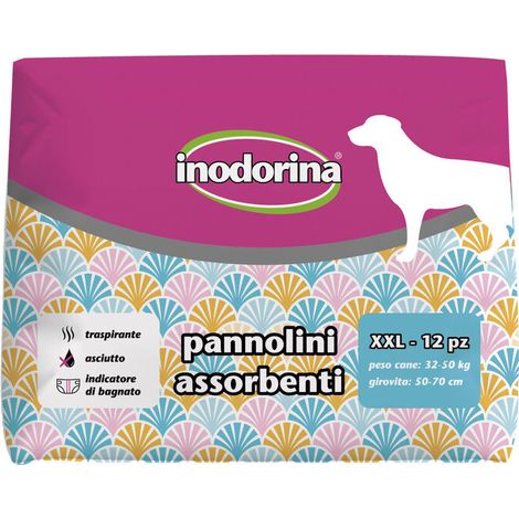 Pannolini usa e getta Inodorina 50 + 70 cm 12 Unità