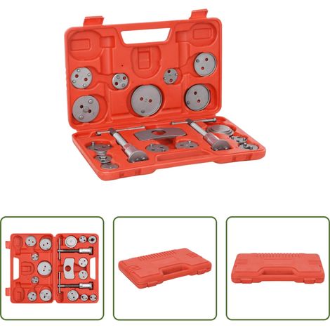 vidaXL Outil de filetage - Trousse à outils pour étriers de freins à disque 18 pcs (1/5)