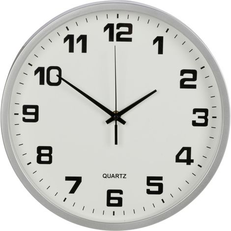 Wanduhr 30cm Küchenuhr Wohnzimmeruhr Baduhr Uhr Quarz Quartz Uhrwerk Bahnhofsuhr (1/3)
