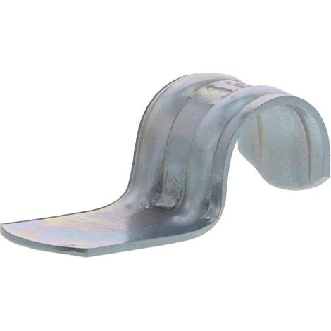 Crochet métallique P-CLIP D16 pour fixation de gaine – Acier épais – Boîte de 200 unités – Bords arrondis pour protection