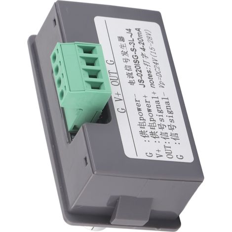 Générateur de signal courant tension 4-20mA simulateur analogique avec interface alimentation batterie écran 4 chiffres réglable JS-020ISG-S-3L-J4 (1/5)