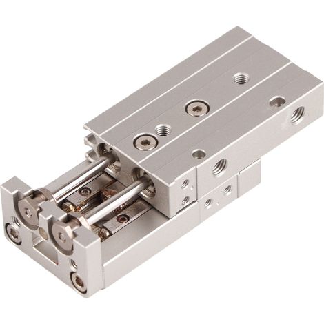 Pince Pneumatique Parallèle Double Rail de Guidage Haute Précision M5 X 0.8 Cylindre à Doigts pour Sécheuse Course 20mm (1/5)