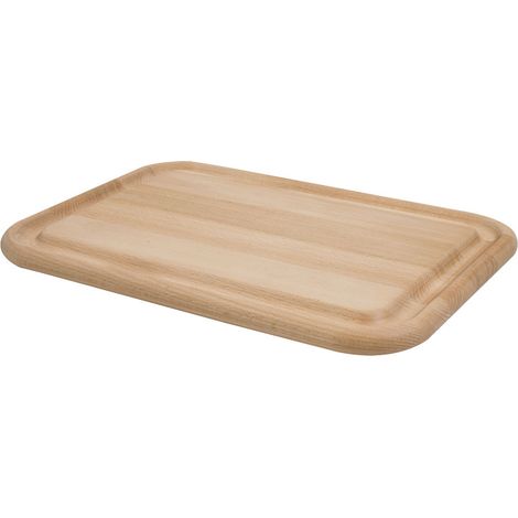 T&g Woodware - Planche rectangle avec rigole 37x25 cm en hêtre (1/2)