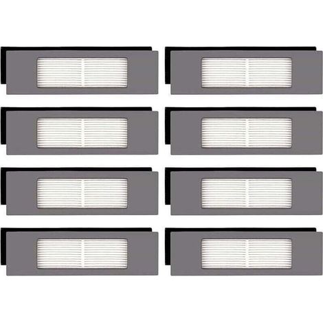 Ulisem(8 Pièces) N10 Filtre HEPA Pour Robot Aspirateur Ecovacs DEEBOT OZMO N10 N10 Plus 920 950 T8 AIVI Max T9 T5 N5 N7 N8+ N8 Pro Plus