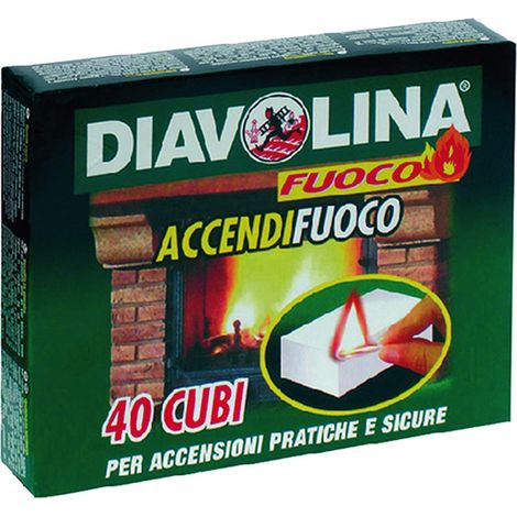 24CF DIAVOLINA 'ACCENDIFUOCO' 40 cubi - art. 15300