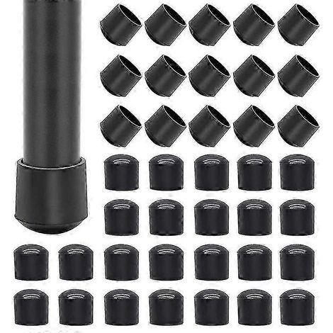 Packung mit 40 runden, 14 mm großen, rutschfesten Bodenschutzpads für Möbelbeine, kompatibel mit Tischen und Stühlen. (1/5)