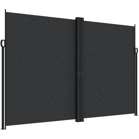 Retractable Side Awning Black 220x600 cm vidaXL (1/5)