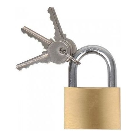 Cadenas proplus padlock 40 mm laiton 3 clés (1/3)