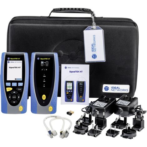Testeur de transmission réseau – R156005 – Écran tactile couleur – Test bidirectionnel cuivre/fibre optique – Diagnostic TDR – Rapport PDF/CSV – Trend Networks (1/5)