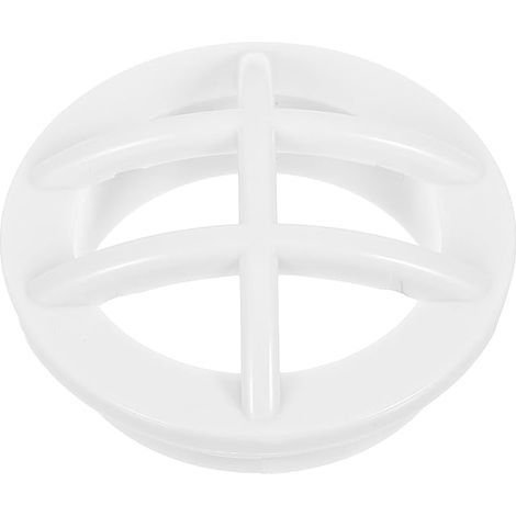 Hemobllo Raccord d'Entrée Murale pour Piscine Grille d'Entrée Professionnelle Insert ABS 1,5 Filetage Accessoires pour Refoulement Piscine et Bassins Extérieurs (1/5)