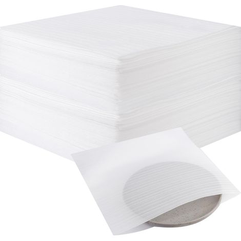 Papier Bulle Déménagement 100 PCS, Carton Demenagement Vaisselle, Carton Verre Demenagement 20 x 20 cm, Sacs d'emballage en Coton Perlé Pour Protéger Les Verres, Assiettes, Bouteilles de Vin (1/5)