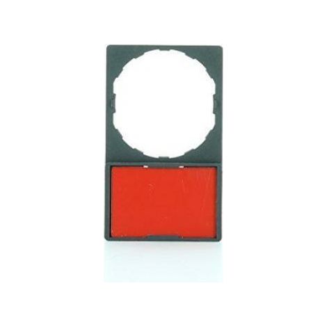 Schneider portaetichetta+etichetta standard con etichetta senza marcatura con fondo nero o rosso (1/5)