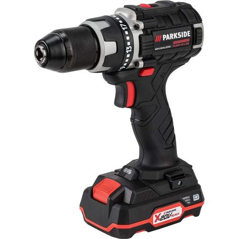 Trapano avvitatore a batteria PARKSIDE X20V PABSP 20 Li B2 KAT PERFORMANCE (senza spazzole/brushless, incl. Batteria e caricabatterie, in valigetta)