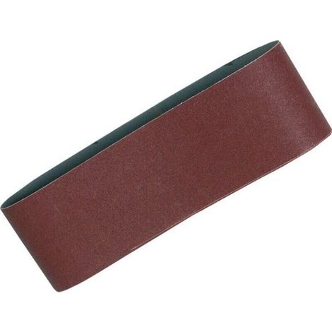Bandes abrasives 100 x 610 mm grain 240 – Lot de 5 unités pour ponceuse à bande, papier abrasif haute résistance