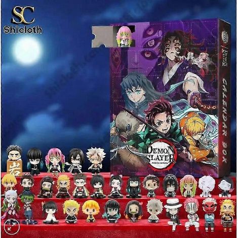 Calendrier de l'Avent de Noël Demon Slayer (anime) avec 24 cases surprises (1/2)