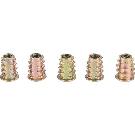 50 écrous hexagonaux à insert M615 en alliage de zinc, haute (1/5)