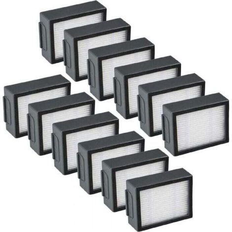 Paquet de 12 filtres de remplacement pour aspirateur iRobot Roomba i&e i7 e5 e6 + J7, pièces de rechange, accessoires (1/4)
