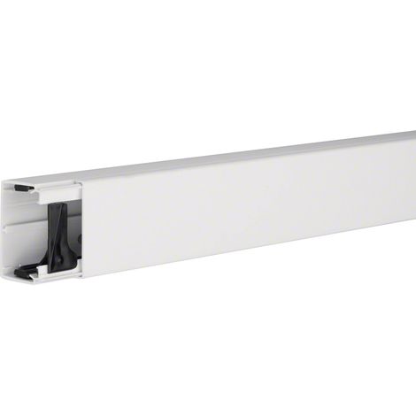 Goulotte de distribution PVC 40x60 mm - Longueur 200 cm (RAL 9016) LF4006009016 Hager