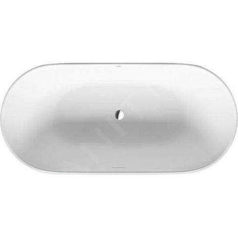 Baignoire en pose libre Duravit Luv, habillage acrylique sans