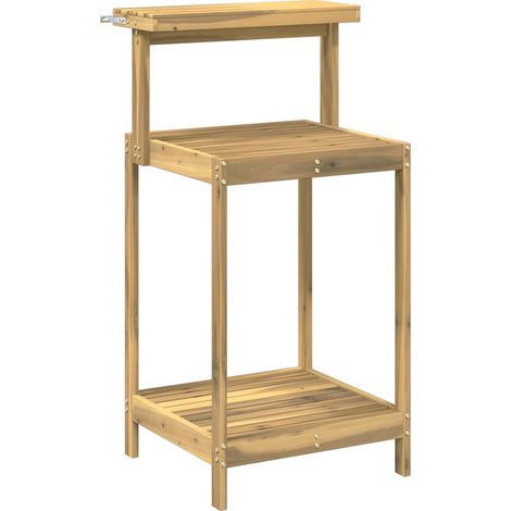 Banco de Trasplante Exterior 56,5 x 48,5 x 107 cm Blanco vidaXL (1/5)