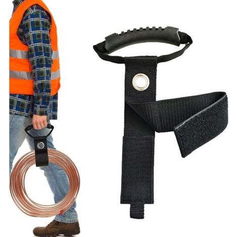Sangle rallonge, Sangles Serrage réutilisables pour Tuyau d'arrosage,Sangles Rangement Robustes pour tuyaux d'arrosage (1/5)