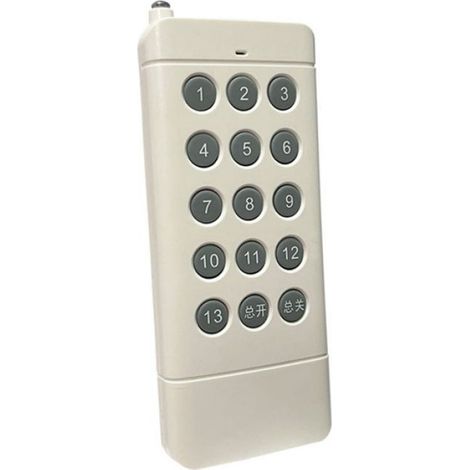 Télécommande Sans Fil à 15 Touches 433M pour Alarmes Antivol, Systèmes de Sécurité, Éclairage de Porte Roulante, Ferme 1 13 (1/4)