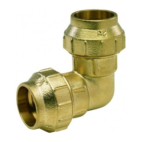 Codo doble con tuerca externa FITTINGS LATÓN - ARCO Medidas: 25 mm