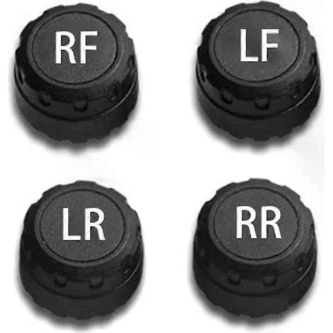 Sistema inteligente de monitoreo de presión de neumáticos (TPMS) con energía solar y USB, alarma de seguridad automotriz, sensor de neumáticos inalámbrico, seguridad para el automóvil. (1/5)