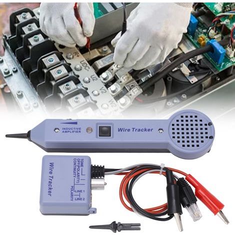 Testeur de Câbles Réseau avec Amplificateur Audio Réglable et Détecteur Toner pour Traçage (1/5)