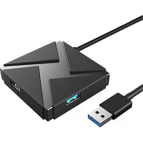 Hub USB 3.0 à quatre ports - HY-01, format carré (1/2)