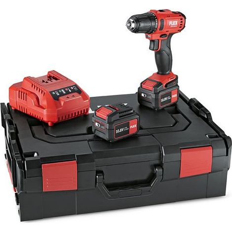 Flex – Perceuse-visseuse sans fil 10,8V – Couple 17/34Nm – Mandrin à serrage rapide – Système EMS pour longévité (1/5)