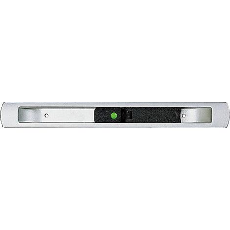 Stremler – Verrou à levier laqué blanc pour coulissant menuiserie aluminium – Indicateur d'ouverture/fermeture – Pose à encastrer – 1 pièce