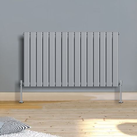 Warmehaus Horizontal Radiator Flat Panel Single Chrome 600x1022mm (1/5)