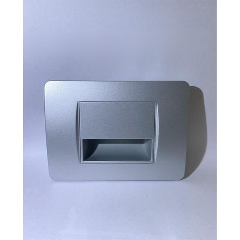 TrAdE Shop Traesio - Segnapasso Led Da Incasso Bianco 1.6w Luce Bianca Per Scale E Corridoi - (1/2)