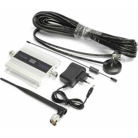 KLVGTIFS PU – 900-MHz-GSM-Signalverstärker – 2G/3G/4G-Repeater – Uplink-Verstärkung 55 dBi, Downlink-Verstärkung 60 dBi – Externe und interne Antennen im Lieferumfang enthalten (1/5)