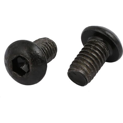 2pcs M6x10mm Vis Filetage à Gauche Vis Mandrin Perceuse Vis Blocage Boulon Classe 10.9 (1/2)