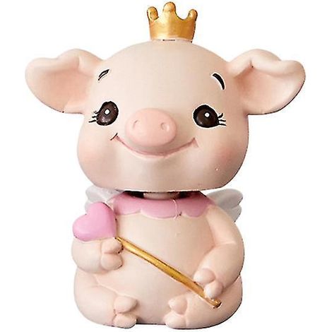 1 décoration cochon à tête tremblante (1/3)