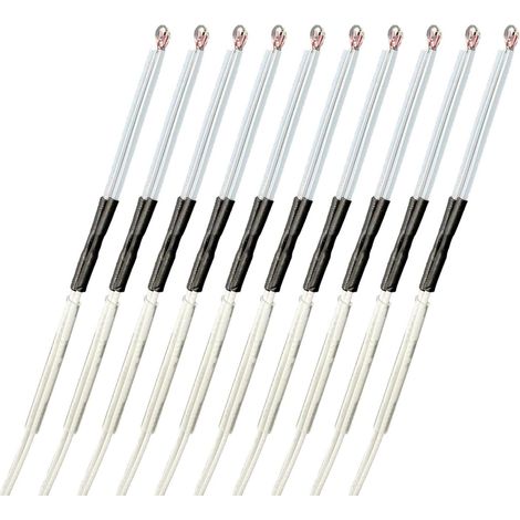 Termostato NTC 100K 3950 per stampanti 3D, compatibile con estrusore MK8 V6 per Ender-3/Pro, Ender-5, CR-10/10s [Confezione da 10]