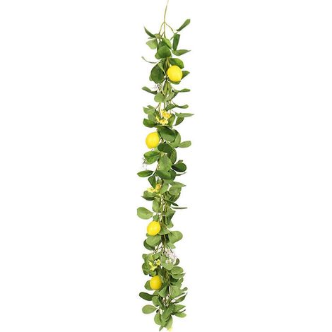 Décoration artificielle en rotin citronnier, guirlande de citronniers suspendue pour la maison (1/3)