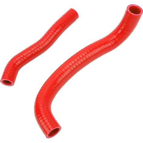 2-teiliges Silikon-Kühlerschlauch-Set, wasserdicht und auslaufsicher, Ersatz für Arctic Cat DVX-400 (2007–2008), Rot (1/5)